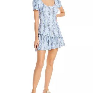 *NWT LoveShackFancy Solus Dress in Cerulean Blue
